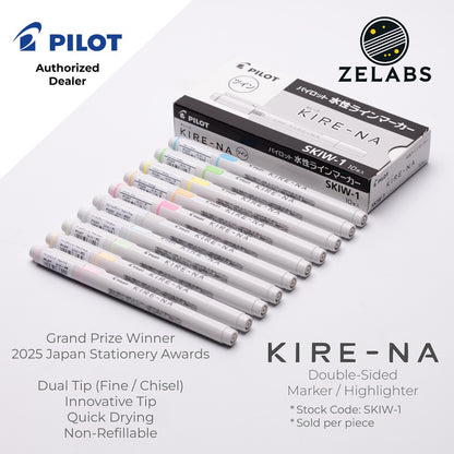 Pilot Kire-Na Double-Sided Highlighter - Fine / Bold - SKIW-1 - 1 piece