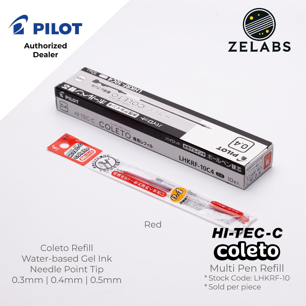 Pilot Hi-Tec-C Coleto Gel Multi-pen / Multifunction Refill - LHKRF-10 - 0.3mm | 0.4mm | 0.5mm