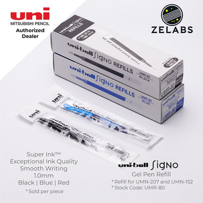Uni Uni-Ball Signo UMR-80 Broad Gel Pen Refill (for UMN-207 and UMN-152) - 1.0mm