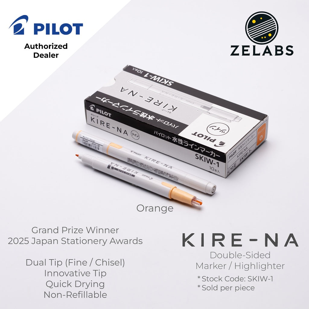 Pilot Kire-Na Double-Sided Highlighter - Fine / Bold - SKIW-1 - 1 piece