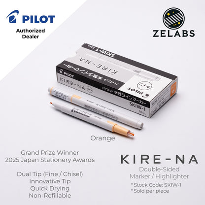 Pilot Kire-Na Double-Sided Highlighter - Fine / Bold - SKIW-1 - 1 piece