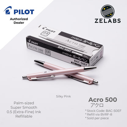 Pilot Acro 500 Extra Fine Ballpoint Pen (Palm-sized) - BAC-50EF - 0.5mm