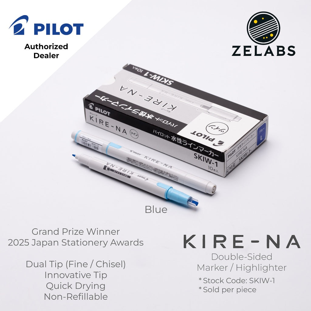 Pilot Kire-Na Double-Sided Highlighter - Fine / Bold - SKIW-1 - 1 piece