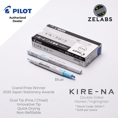 Pilot Kire-Na Double-Sided Highlighter - Fine / Bold - SKIW-1 - 1 piece