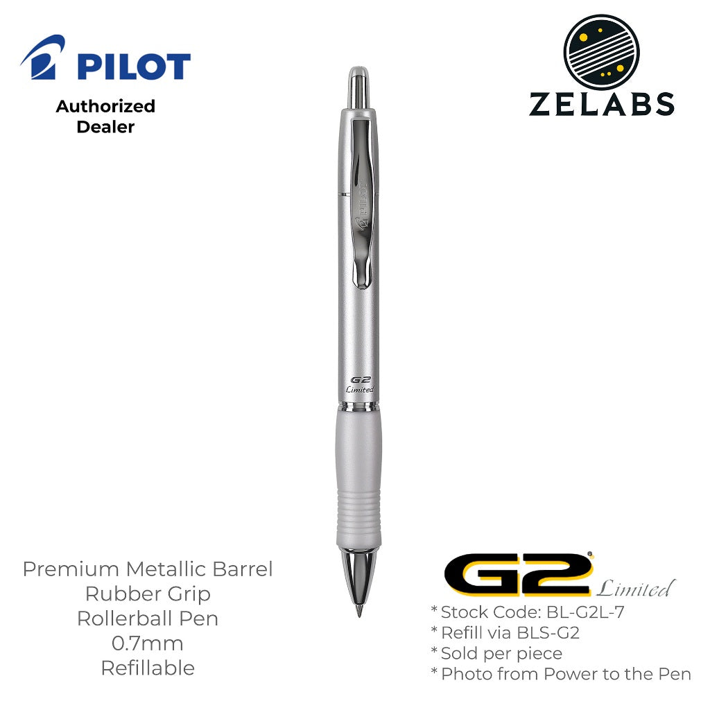 Pilot G-2 Limited Premium Retractable Roller Ball Pen (Gel Ink) - BL-G2L - 0.7mm