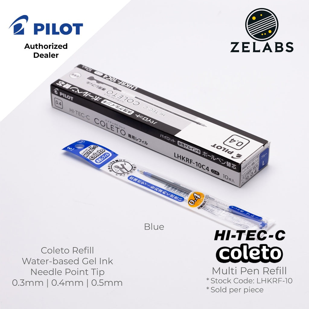 Pilot Hi-Tec-C Coleto Gel Multi-pen / Multifunction Refill - LHKRF-10 - 0.3mm | 0.4mm | 0.5mm