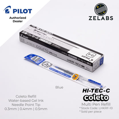 Pilot Hi-Tec-C Coleto Gel Multi-pen / Multifunction Refill - LHKRF-10 - 0.3mm | 0.4mm | 0.5mm