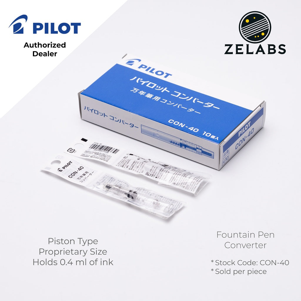 Pilot CON-40 Rotary Fountain Pen Converter (0.4ml) - Piston Type