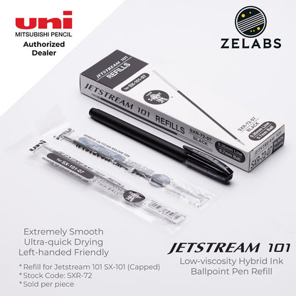 Uni Jetstream 101 Ballpoint Refill (for Capped SX-101) - SXR-72 - 0.5mm | 0.7mm