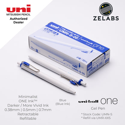 Uni Uni-Ball ONE Retractable Minimalist Gel Pen - UMN-S - 0.38mm / 0.5mm / 0.7mm