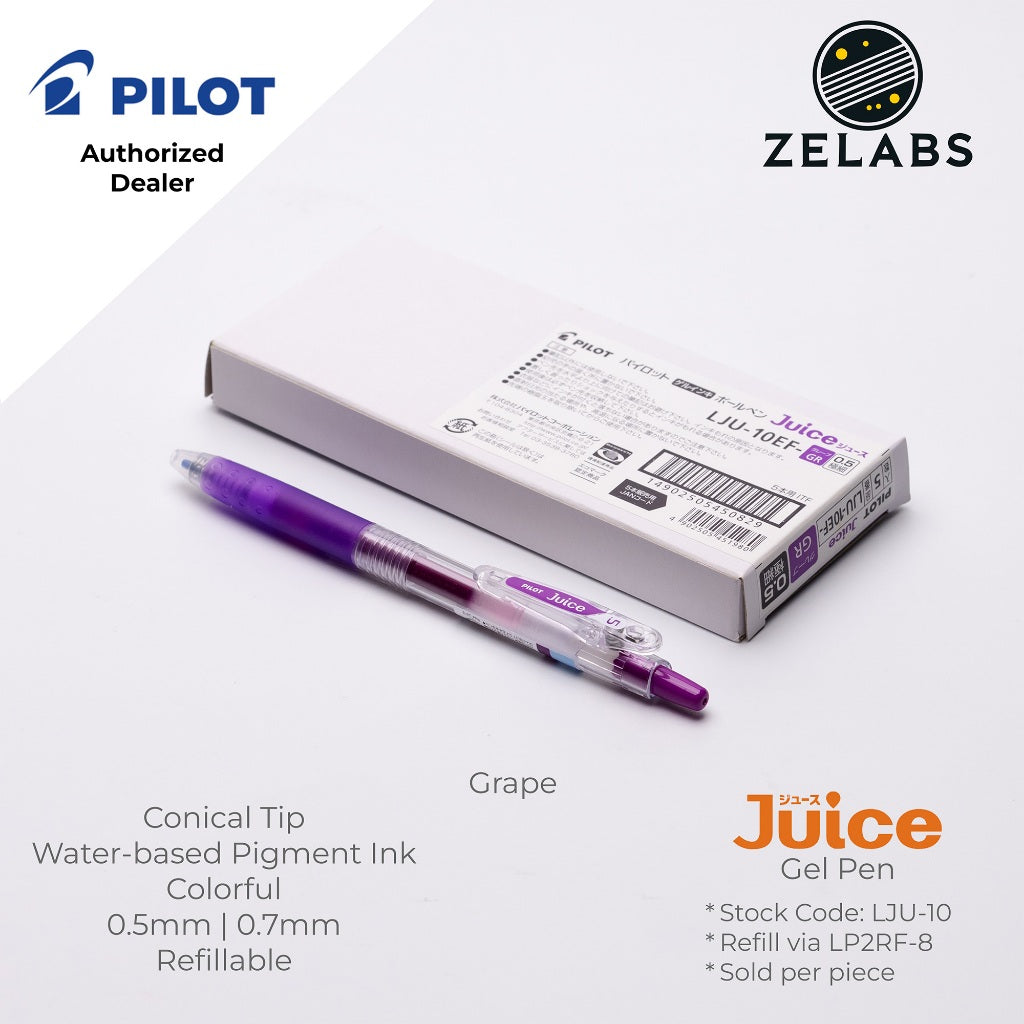 Pilot Juice Retractable Gel Pen - LJU-10 - 0.5mm | 0.7mm