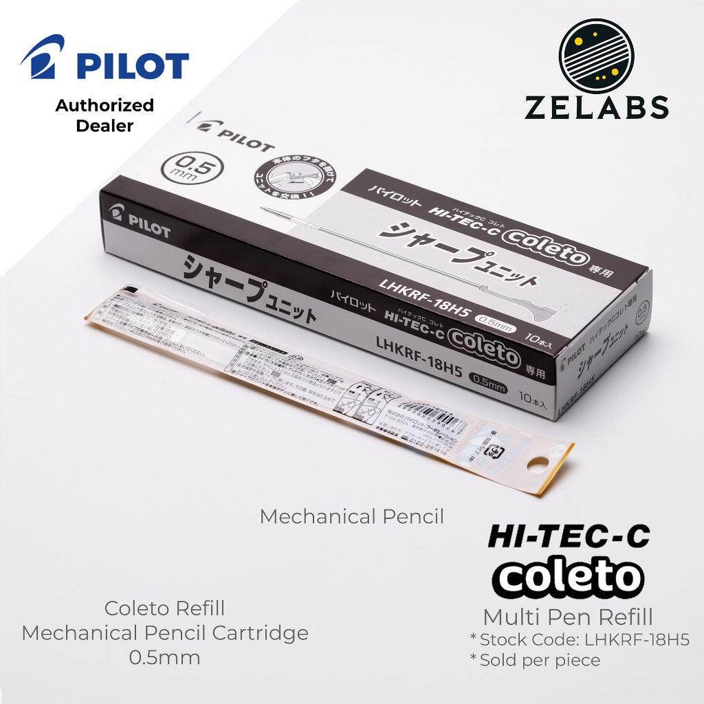 Pilot Hi-Tec-C Coleto Mechanical Pencil Multi-pen / Multifunction Refill - LHKRF-18H5 - 0.5mm