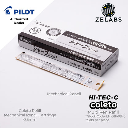 Pilot Hi-Tec-C Coleto Mechanical Pencil Multi-pen / Multifunction Refill - LHKRF-18H5 - 0.5mm