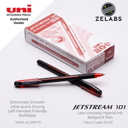 Uni Jetstream 101 Capped Ballpoint Pen - SX-101 - 0.5mm / 0.7mm