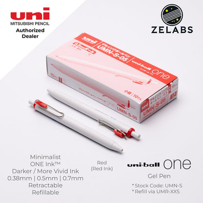 Uni Uni-Ball ONE Retractable Minimalist Gel Pen - UMN-S - 0.38mm / 0.5mm / 0.7mm