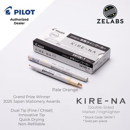 Pilot Kire-Na Double-Sided Highlighter - Fine / Bold - SKIW-1 - 1 piece