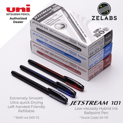 Uni Jetstream 101 Capped Ballpoint Pen - SX-101 - 0.5mm / 0.7mm