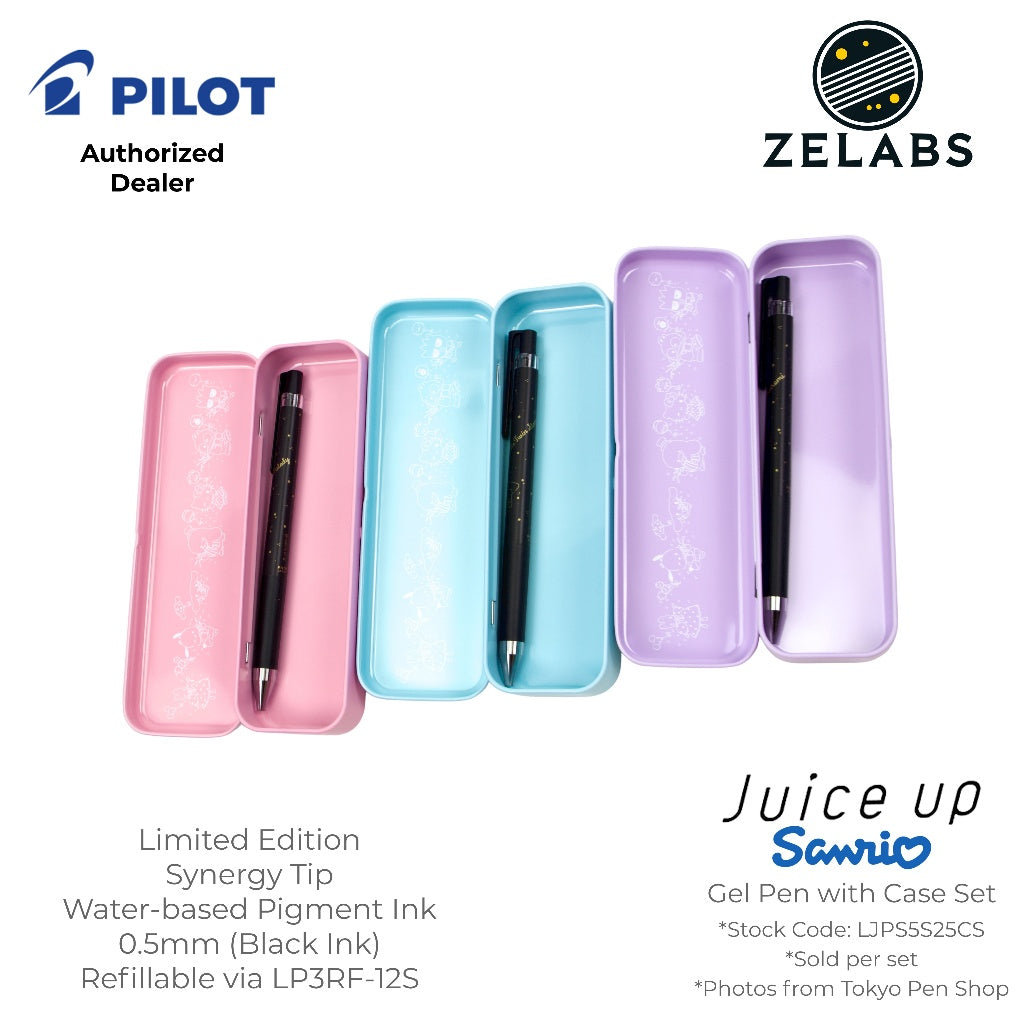 Pilot Juice Up x Sanrio Limited Edition Retractable Gel Pen with Pen Case Set - LJPS5S25CS - 0.5mm