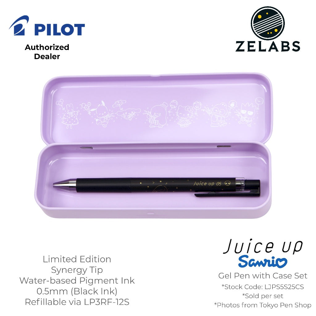 Pilot Juice Up x Sanrio Limited Edition Retractable Gel Pen with Pen Case Set - LJPS5S25CS - 0.5mm