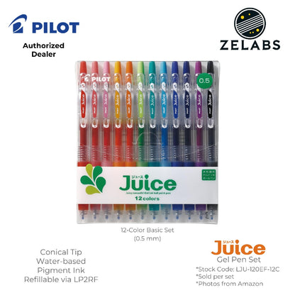 Pilot Juice Retractable Gel Pen Set - 6-Color | 12-Color  - LJU-60 | LJU-120
