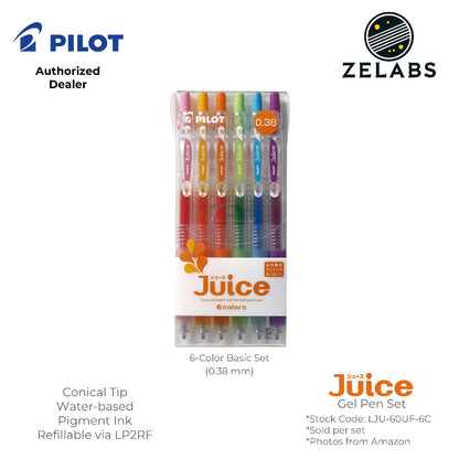 Pilot Juice Retractable Gel Pen Set - 6-Color | 12-Color  - LJU-60 | LJU-120