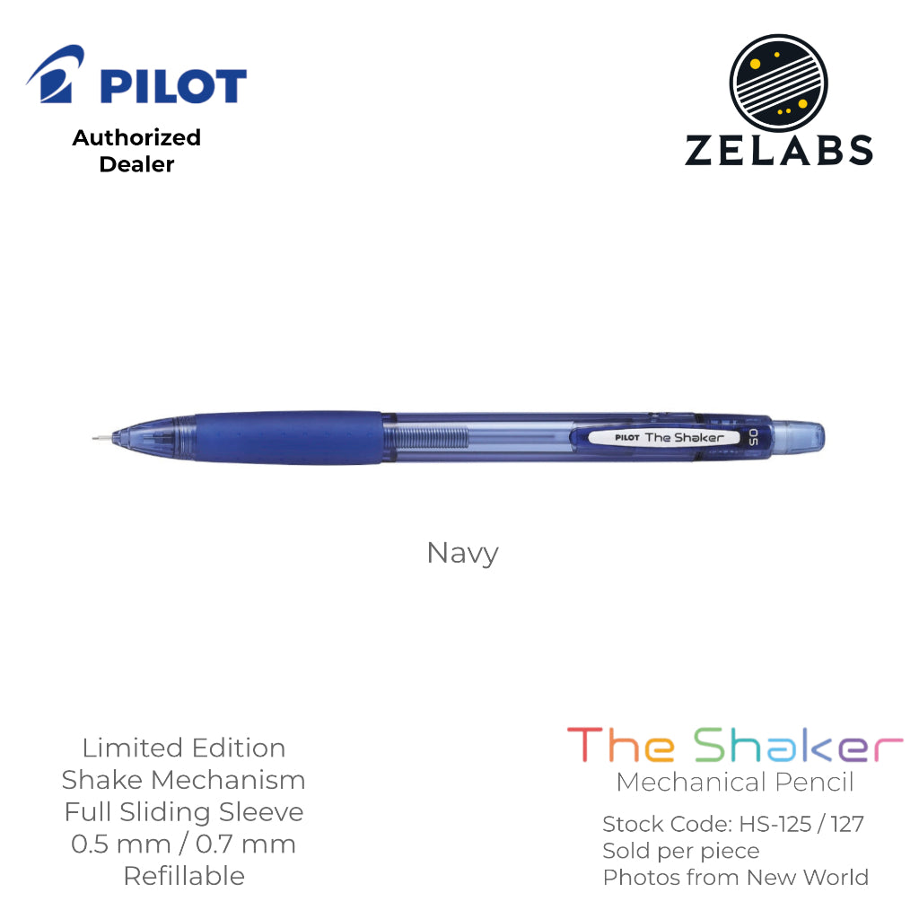 Pilot The Shaker Limited Edition Neon Color Mechanical Pencil - HS-125 | HS-127 - 0.5mm | 0.7mm