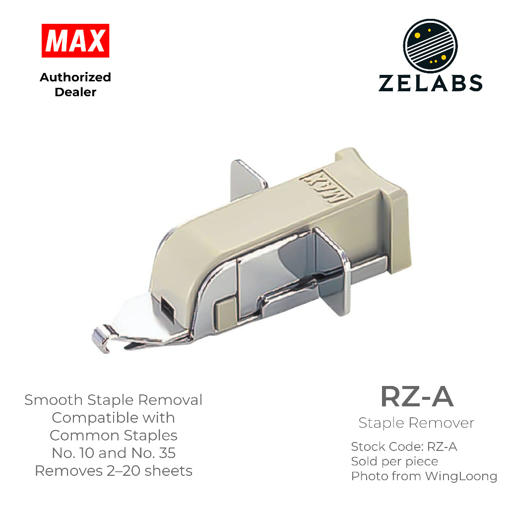 MAX Staple Remover RZ-A - Compatible with No.10 and No.35 Staples