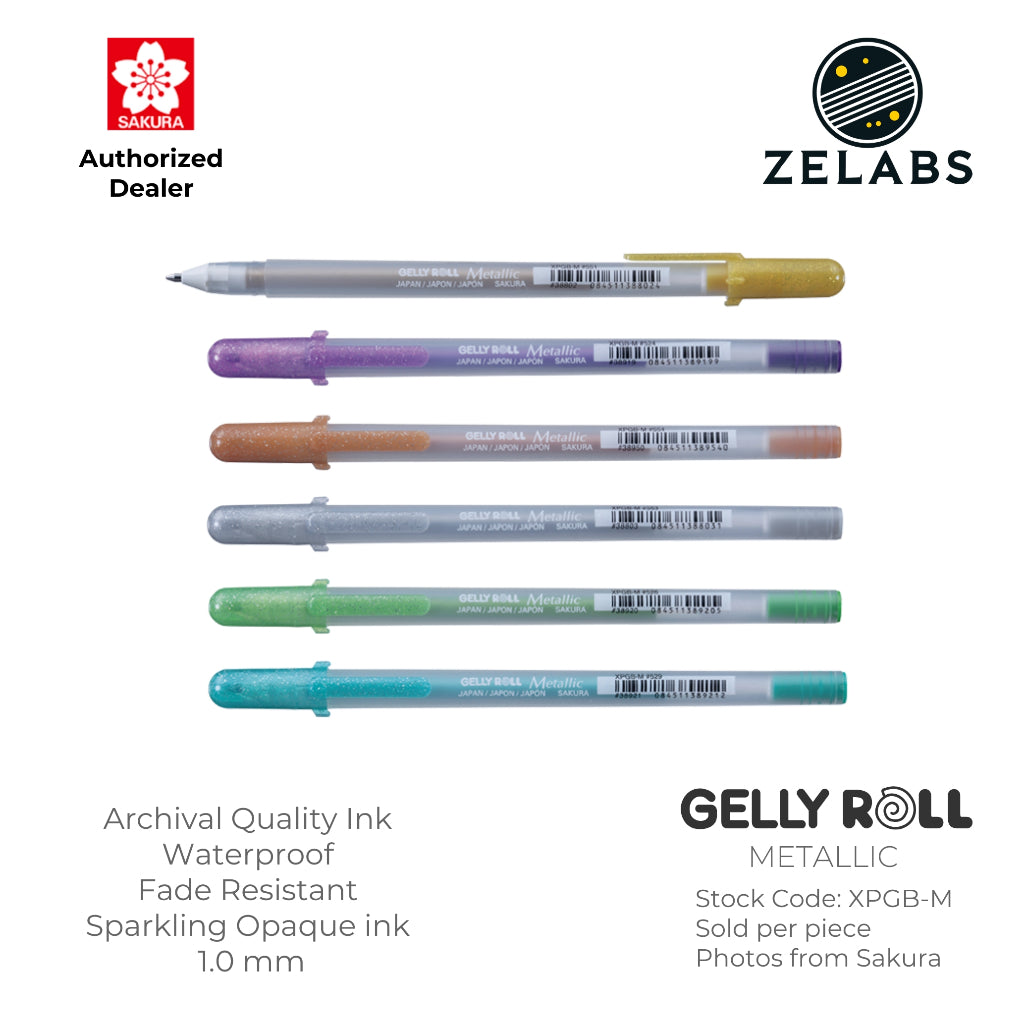 Sakura Gelly Roll Metallic Gel Pen - XPGB-M - 1.0mm