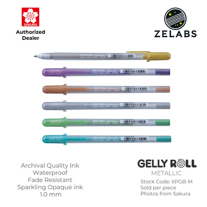 Sakura Gelly Roll Metallic Gel Pen - XPGB-M - 1.0mm