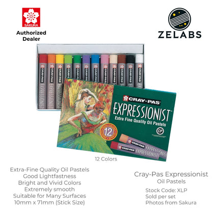 Sakura Cray-Pas Expressionist Oil Pastel Set - Extra-Fine Quality - (12 / 25 / 36 colors)