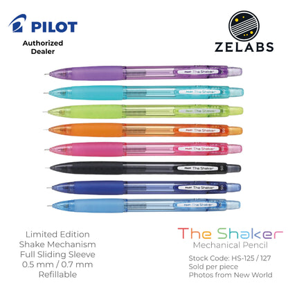 Pilot The Shaker Limited Edition Neon Color Mechanical Pencil - HS-125 | HS-127 - 0.5mm | 0.7mm