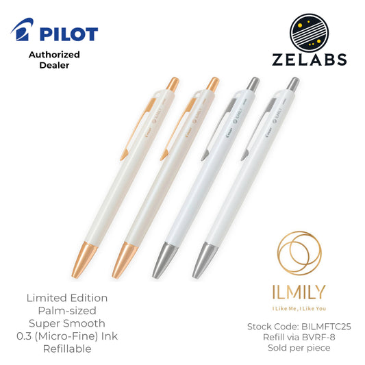 Pilot Acro 500 ILMILY Limited Edition White Christmas Series Ballpoint Pen (Palm-sized) - BILMFTC25