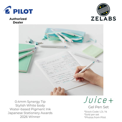 Pilot Juice+ / Juice Plus Limited Edition Retractable Gel Pen Set (3-Color) - LJL-14-3C - 0.4mm