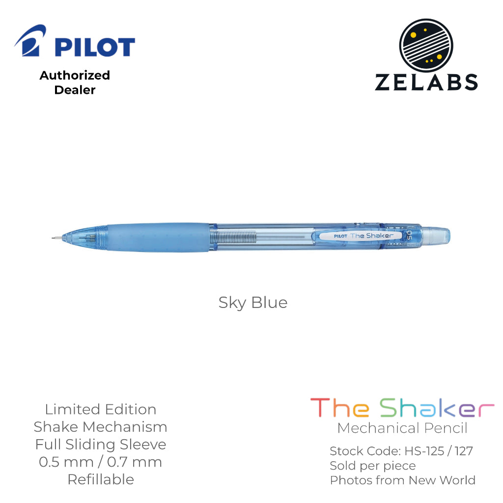 Pilot The Shaker Limited Edition Neon Color Mechanical Pencil - HS-125 | HS-127 - 0.5mm | 0.7mm