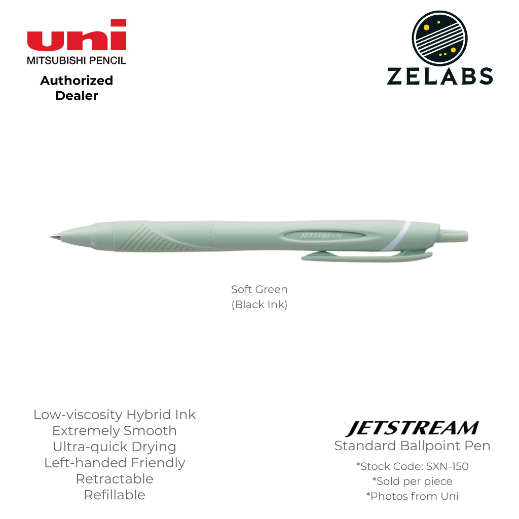 Uni Jetstream Standard / Sport Retractable Ballpoint Pen - SXN-150 - 0.5mm / 0.7mm