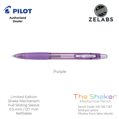 Pilot The Shaker Limited Edition Neon Color Mechanical Pencil - HS-125 | HS-127 - 0.5mm | 0.7mm