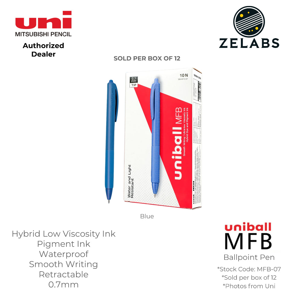 Uni Uni-ball MFB My First Ballpen Retractable Ballpoint Pen (Box of 12) - MFB-07 - 0.7mm