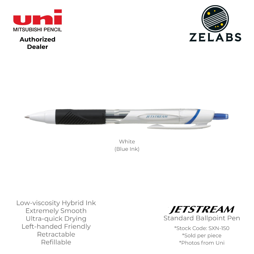 Uni Jetstream Standard / Sport Retractable Ballpoint Pen - SXN-150 - 0.5mm / 0.7mm
