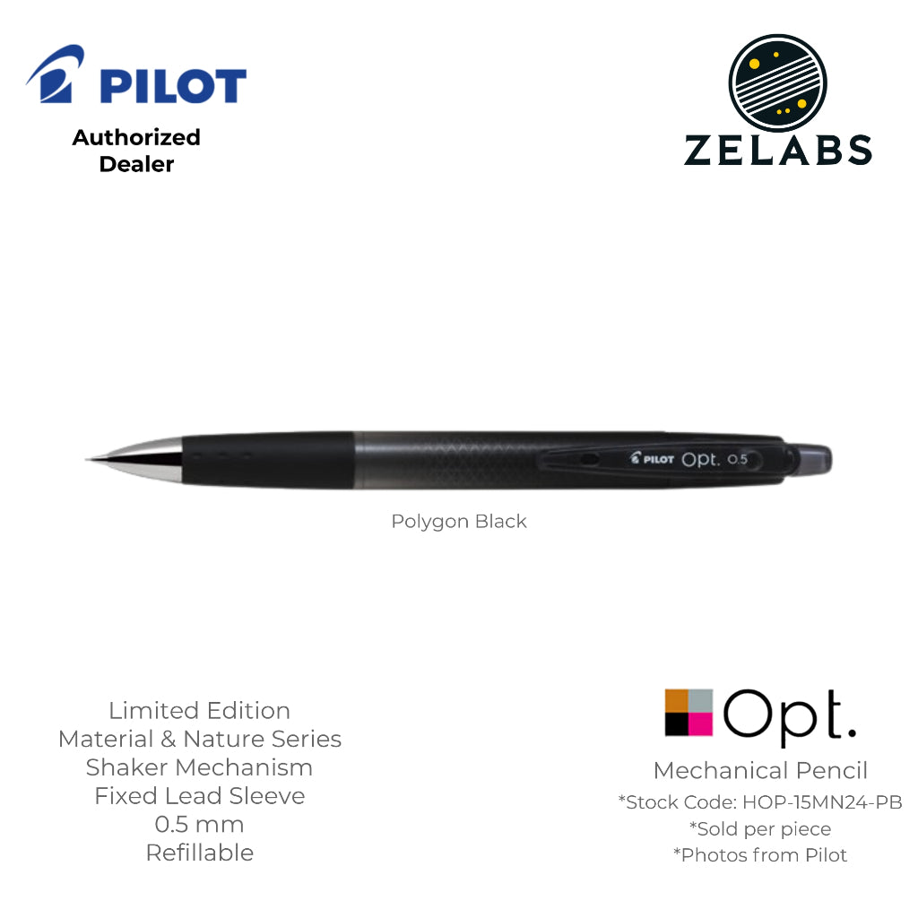Pilot Opt Limited Edition Material & Nature Shaker Mechanical Pencil - HOP-15MN24 - 0.5mm
