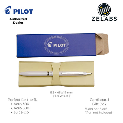 Pilot Cardboard Gift Box (Add-on for Acro 300 and Acro 500) - Standard Pen Size - Blue Color