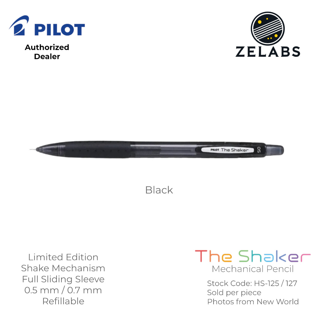 Pilot The Shaker Limited Edition Neon Color Mechanical Pencil - HS-125 | HS-127 - 0.5mm | 0.7mm