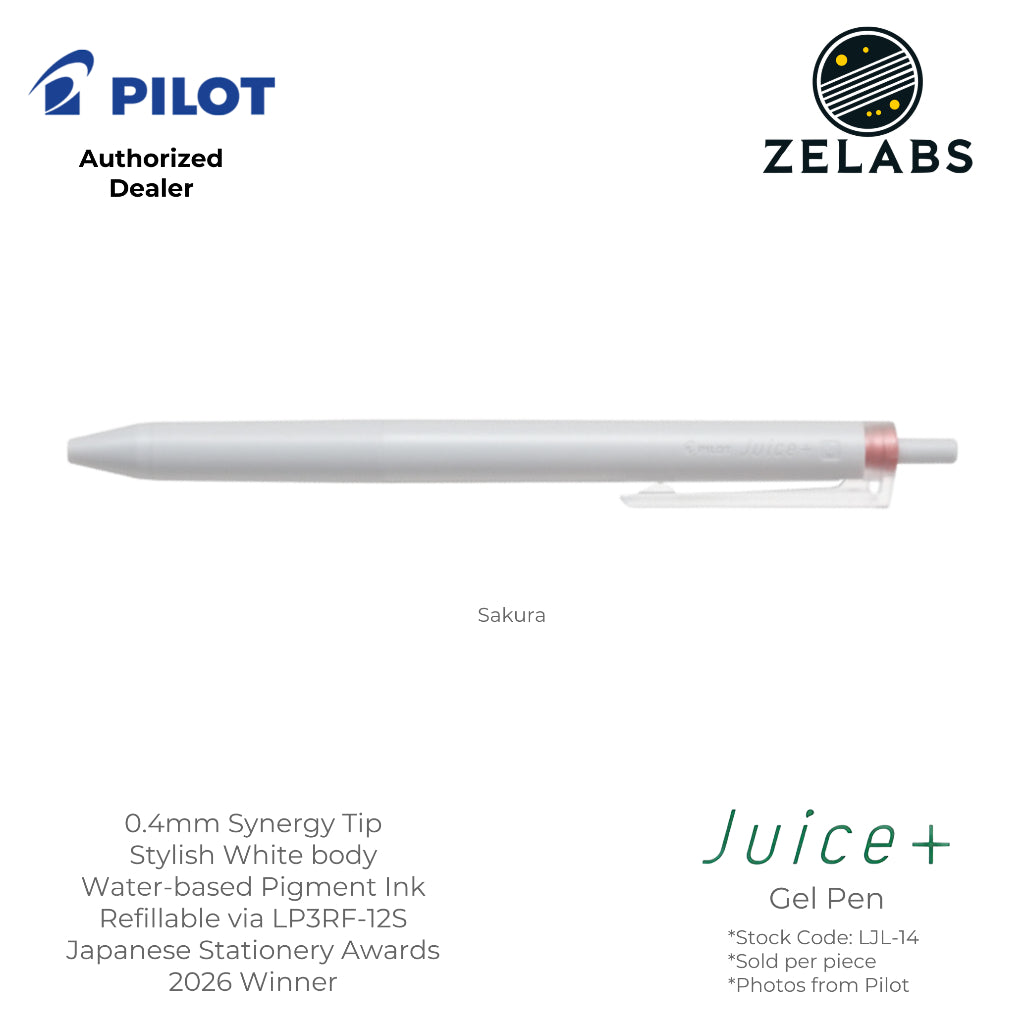 Pilot Juice+ / Juice Plus Retractable Gel Pen - LJL-14 - 0.4mm