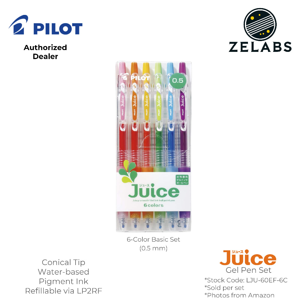 Pilot Juice Retractable Gel Pen Set - 6-Color | 12-Color  - LJU-60 | LJU-120
