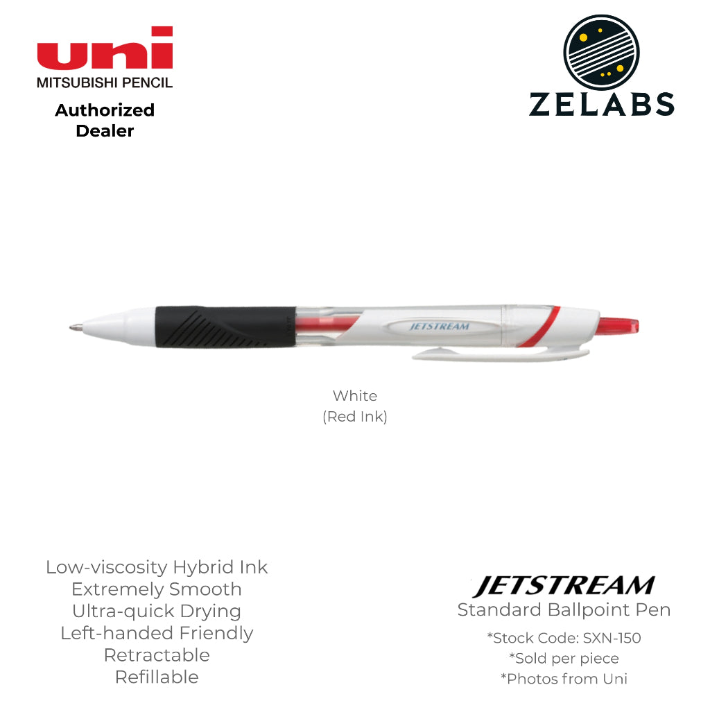 Uni Jetstream Standard / Sport Retractable Ballpoint Pen - SXN-150 - 0.5mm / 0.7mm