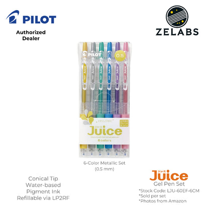 Pilot Juice Retractable Gel Pen Set - 6-Color | 12-Color  - LJU-60 | LJU-120
