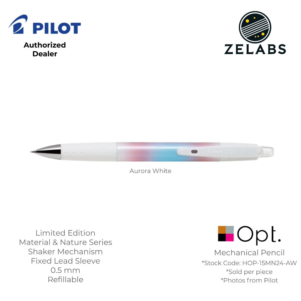 Pilot Opt Limited Edition Material & Nature Shaker Mechanical Pencil - HOP-15MN24 - 0.5mm