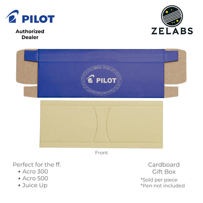 Pilot Cardboard Gift Box (Add-on for Acro 300 and Acro 500) - Standard Pen Size - Blue Color