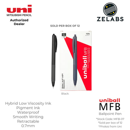 Uni Uni-ball MFB My First Ballpen Retractable Ballpoint Pen (Box of 12) - MFB-07 - 0.7mm