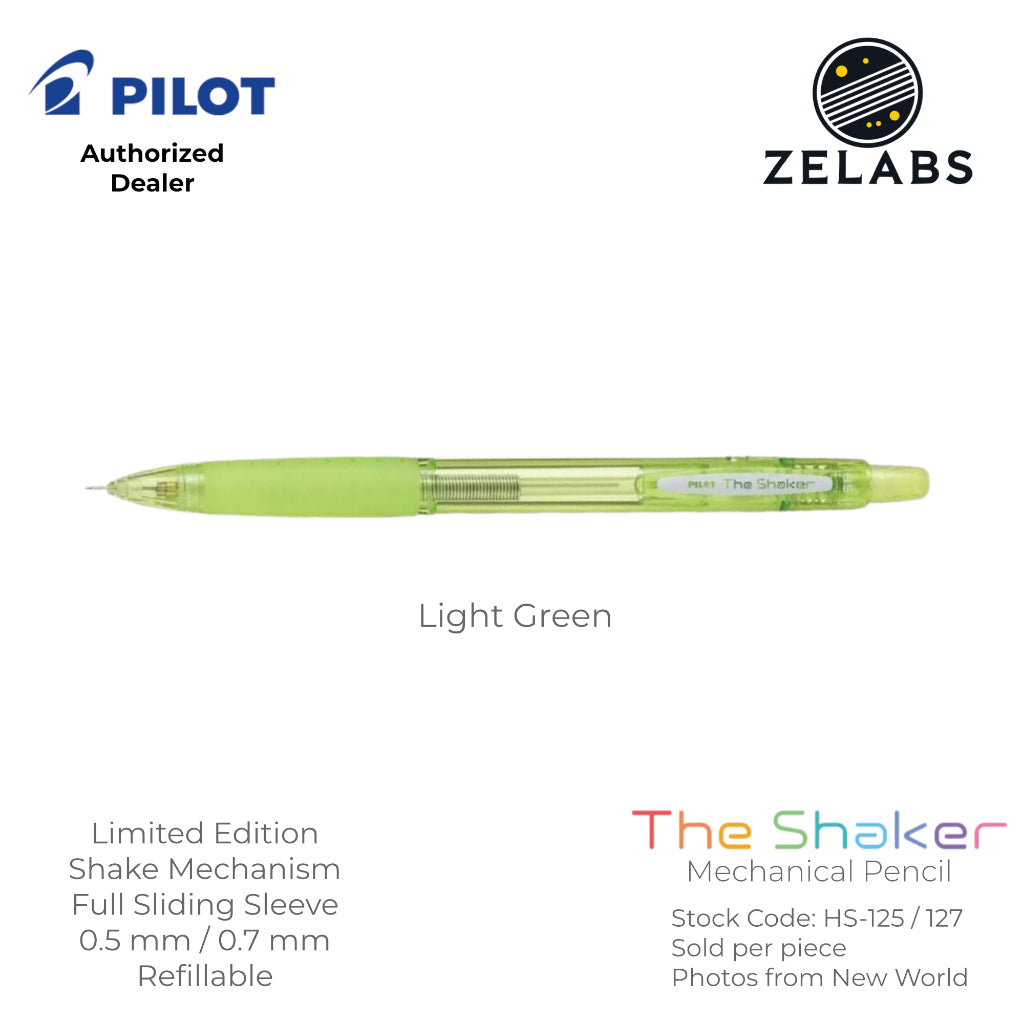 Pilot The Shaker Limited Edition Neon Color Mechanical Pencil - HS-125 | HS-127 - 0.5mm | 0.7mm