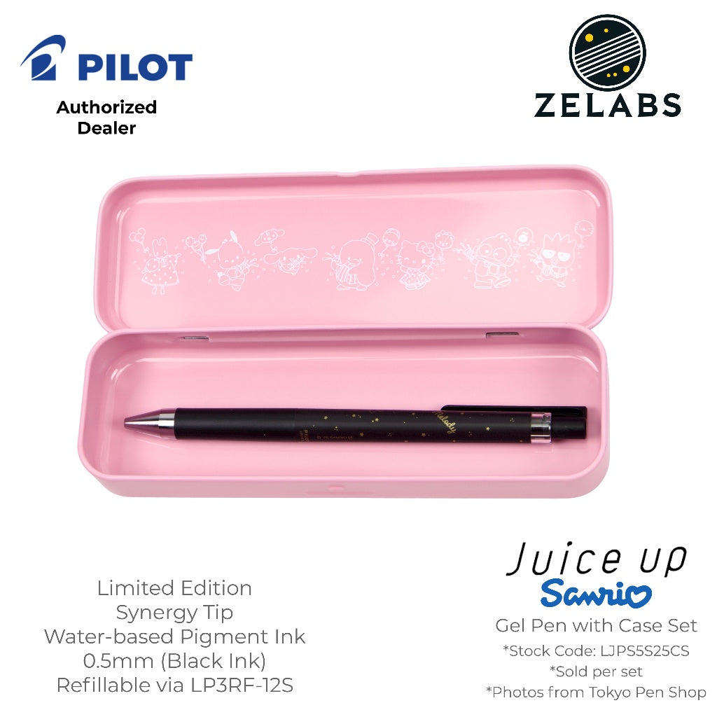 Pilot Juice Up x Sanrio Limited Edition Retractable Gel Pen with Pen Case Set - LJPS5S25CS - 0.5mm